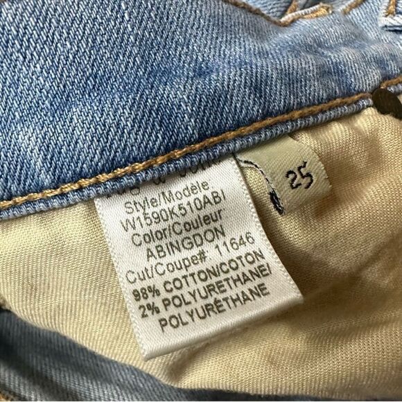 Rag and bone Abingdon Dre light wash distressed boyfriend Jeans size 25 - Picture 7 of 10